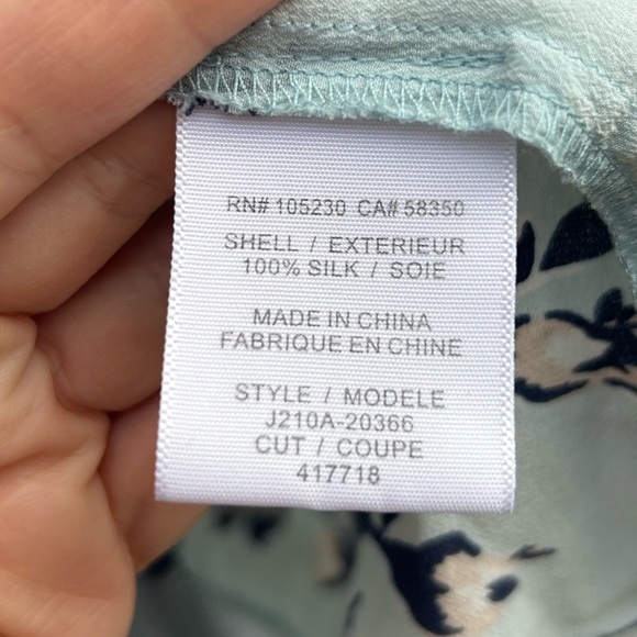 Joie Silk Floral Masha Blouse, Size M, - Picture 6 of 7